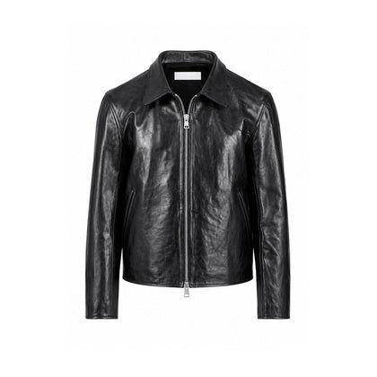 100%Full-Grain Cowhide Leather Jacket