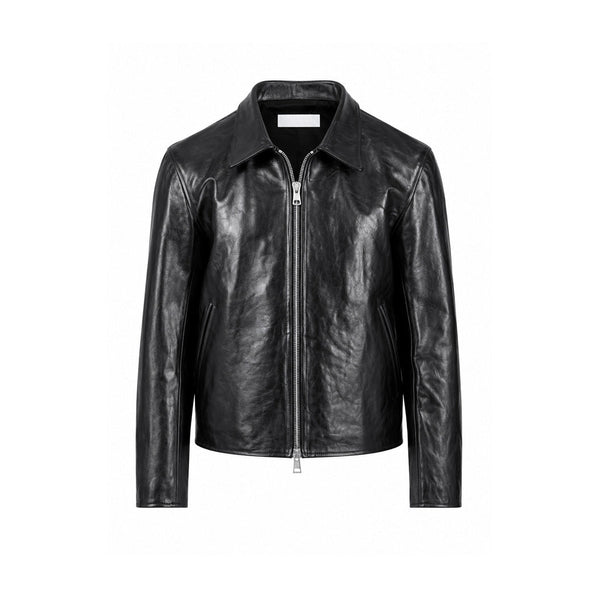 100%Full-Grain Cowhide Leather Jacket
