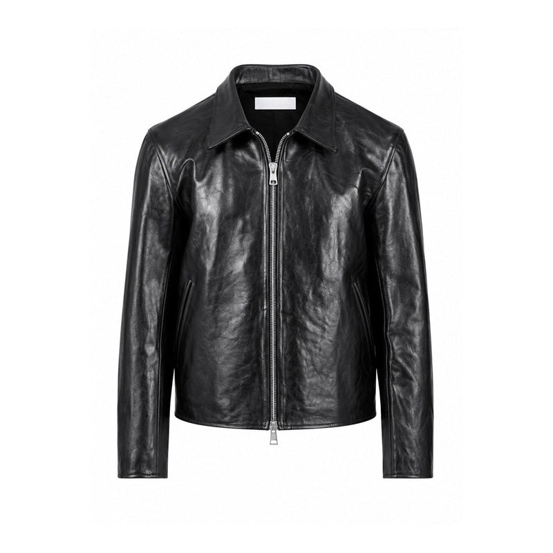 100%Full-Grain Cowhide Leather Jacket