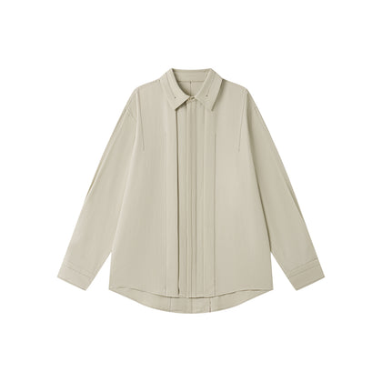 Bright line structured shirt