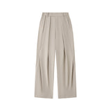 Wool Pleated Trousers