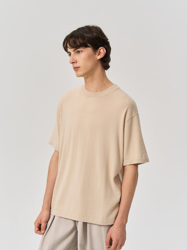 ウールニットTシャツ